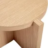 Hübsch Nomad Plantestander Ø 30 x H 20 cm - Egetræ/MDF - Natur