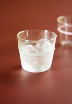 Hübsch Orbit Vandglas - 6 stk. 20 cl - Glas - Grøn