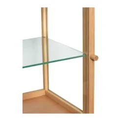 Hübsch Poetic Udstillingsmontre H 42 x B 30 x L 30 cm - Glas/egetræ - Natur