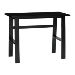 Hübsch Poke Skrivebord H 75 x B 45 x L 100 cm - MDF/egetræ - Sort