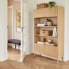 Hübsch Prime Reol H 170 x B 35 x L 100 cm - MDF/egetræ - Natur