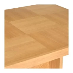 Hübsch Skak Spisebord H 74 x B 95 x L 195 cm - MDF/egetræ - Natur