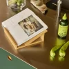 Hübsch Socle Bogstøtte H 10 x B 23 x L 25 cm - Egetræ/MDF - Natur