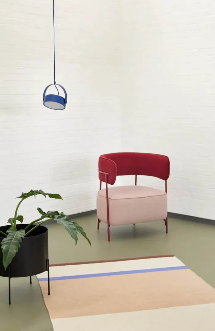 Hübsch Stage Pendel H 27 cm - Jern - Blå