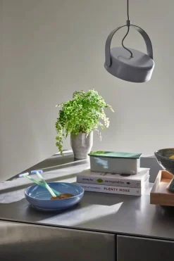Hübsch Stage Pendel H 27 cm - Jern - Lysegrå