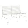 Hübsch String Bænk H 79 x B 72 x L 113 cm - Jern - Lysegrå