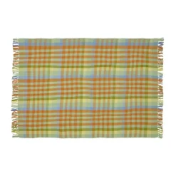 Hübsch Tarta Plaid B 140 x L 200 cm - Bomuld - Gul