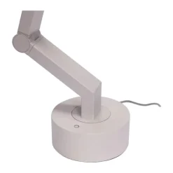 Hübsch Verve Bordlampe H 59 cm - Jern/polycarbonat - Lysegrå