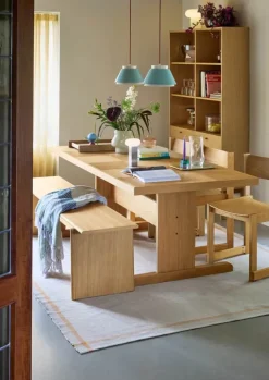 Hübsch Waku Gulvtæppe B 200 x L 300 cm - Bomuld - Sand