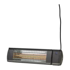 HEAT1 Terrassevarmer ECO high-line 1500 watt - Ultra Low Glare Plus - Sort