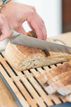 Heirol Albera Brødkniv L 20 cm - Stål/asketræ