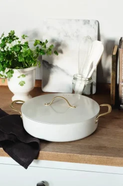 Heirol Royal Pearl Sauterpande Ø 28 cm - Genbrugsaluminium/rustfrit stål