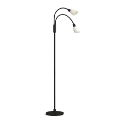 Herstal Cut Double Gulvlampe H 140 cm - G9 - Sort