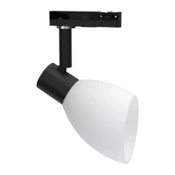 Herstal Cut Spotlight Ø 7 x H 16 cm - Metal - Sort/opal