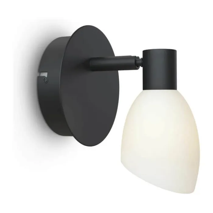 Herstal Cut Væglampe L 21,5 cm - G9 - Sort