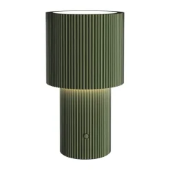 Herstal Iluma Bordlampe Ø 12,2 x H 22,1 cm - Metal - Grøn