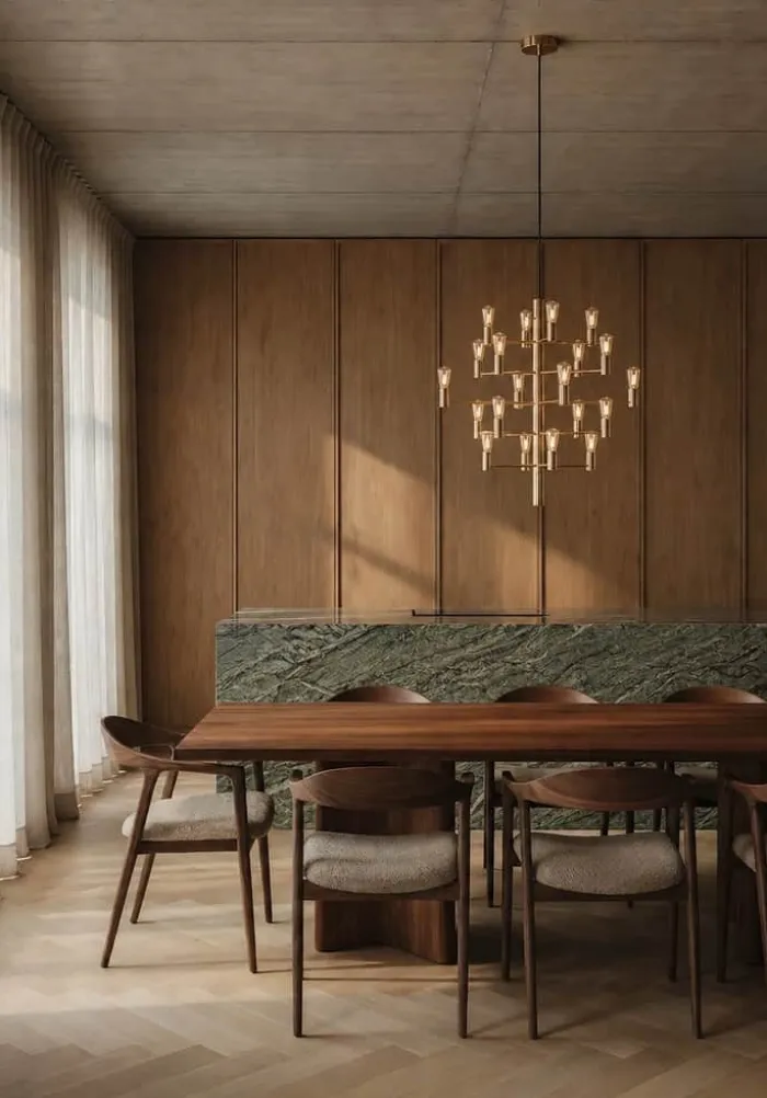 Herstal Manola Pendel Ø70 cm - E14 - Satin brass