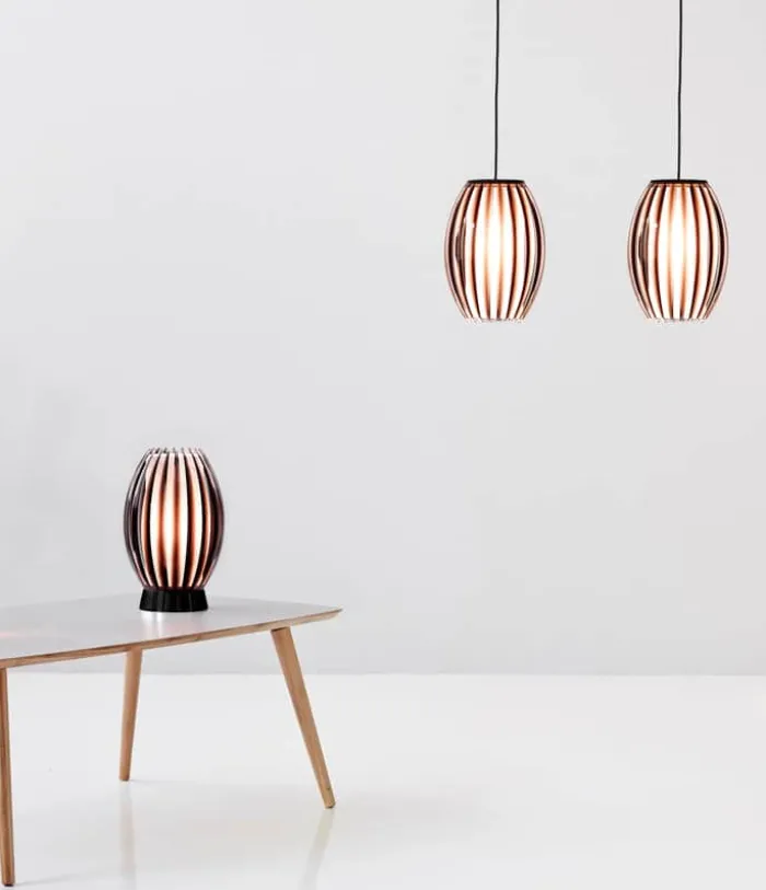 Herstal Tentacle Bordlampe H 34 cm - Metal/akryl - Sort røg