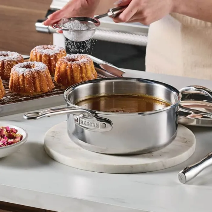 Hestan Probond Luxe Kasserolle 1,9 liter - Rustfrit stål/aluminium