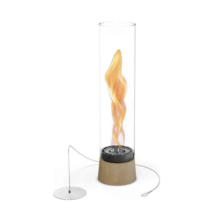 höfats Spin Air 900 Bord Biopejs H 40,5 cm - Glas/metal - Oak