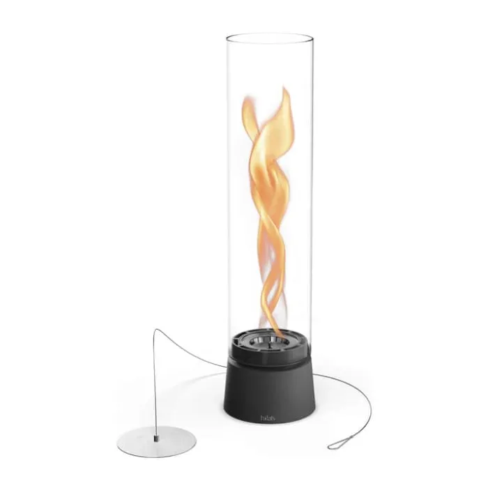 höfats Spin Air 1200 Bord Biopejs H 54 cm - Glas/metal - Mat sort