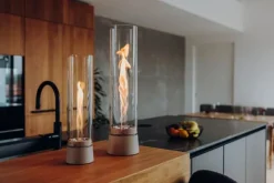 höfats Spin Air 900 Bord Biopejs H 40,5 cm - Glas/metal - Cream