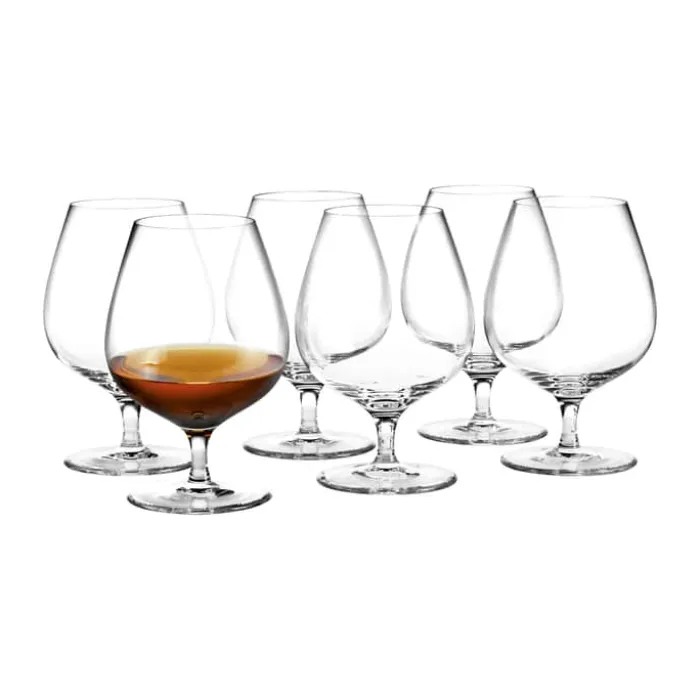 Holmegaard Cabernet Cognacglas - 6 stk. 63 cl - Glas - Klar