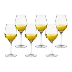 Holmegaard Cabernet Hedvinsglas - 6 stk. 28 cl - Glas - Klar