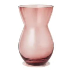 Holmegaard Calabas Vase H 21 cm - Mundblæst glas - Burgundy