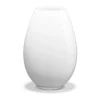 Holmegaard Cocoon Vase H 20,5 cm - Mundblæst glas - Hvid