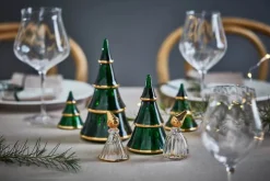 Holmegaard Fairytales Juletræ H 19 cm - Glas - Grøn/guld
