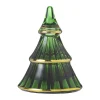 Holmegaard Fairytales Juletræ H 7,5 cm - Glas - Grøn/guld