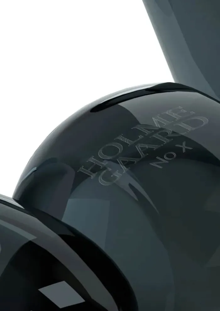 Holmegaard Holmegaard x Kay Bojesen Abe - Lille H 14 cm - Håndpresset glas - Smoke