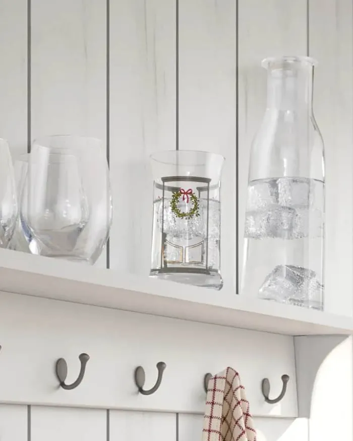 Holmegaard Julevandglas 2024 28 cl - Maskinblæst glas - Multifarvet
