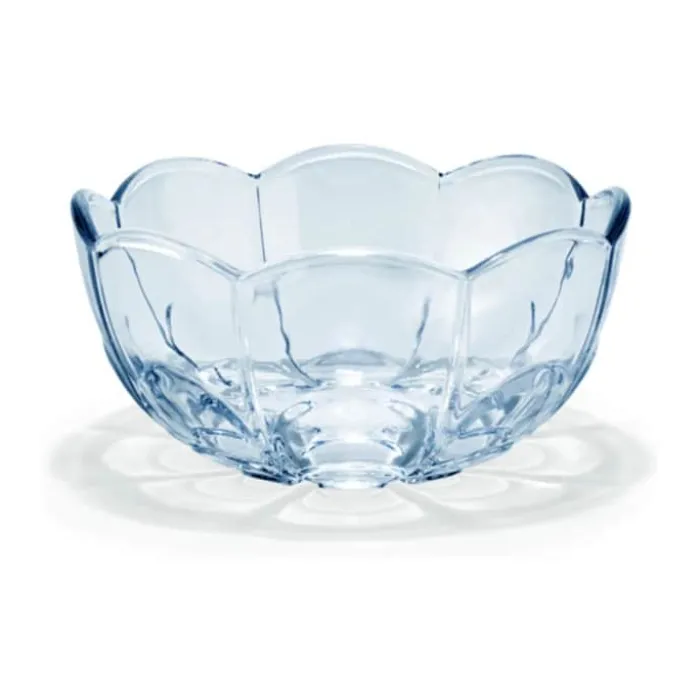 Holmegaard Lily Skål - 2 stk. Ø 13 cm - Glas - Blue iris