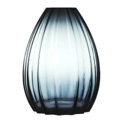Holmegaard 2Lip Vase H 34 cm - Mundblæst glas - Mørkeblå
