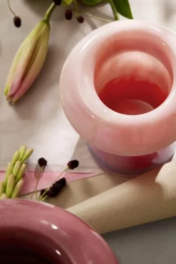 Holmegaard Soma Vase H 16,5 cm - Glas - Koral/fersken