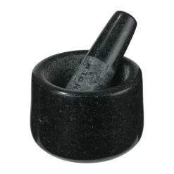 Holm Morter 12 cm - Granit - Grå/Sort