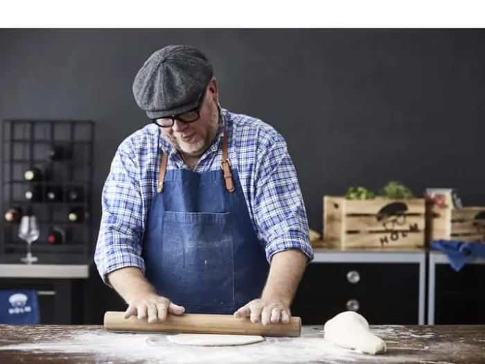 Holm Pizzarulle L 50 cm - Akacietræ - Natur