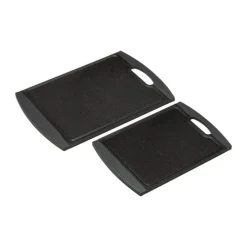 Holm Skærebræt - 2 stk. B 20,3 x L 29,2 cm - Plastik - Sort