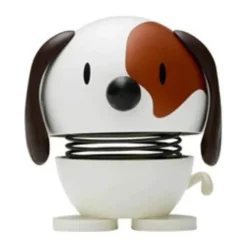Hoptimist Animals - Baby Hund Str. S - Plastik - Hvid