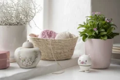 Hoptimist Animals - Baby Kat Str. S - Plastik - Hvid