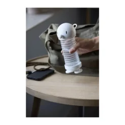 Hoptimist Bumble Drikkeflaske 400 ml - Plastik - Hvid