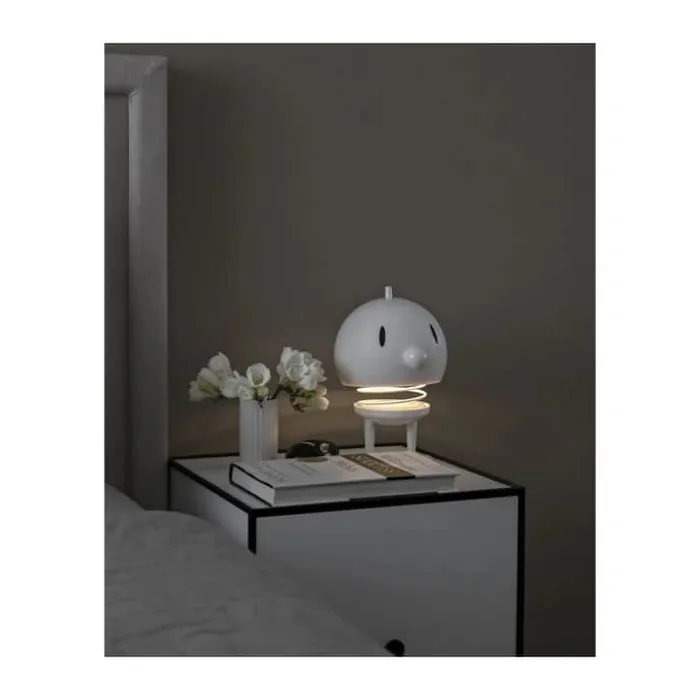 Hoptimist Bumble - LED Lampe Ø 15 x H 23 cm - Plastik - White