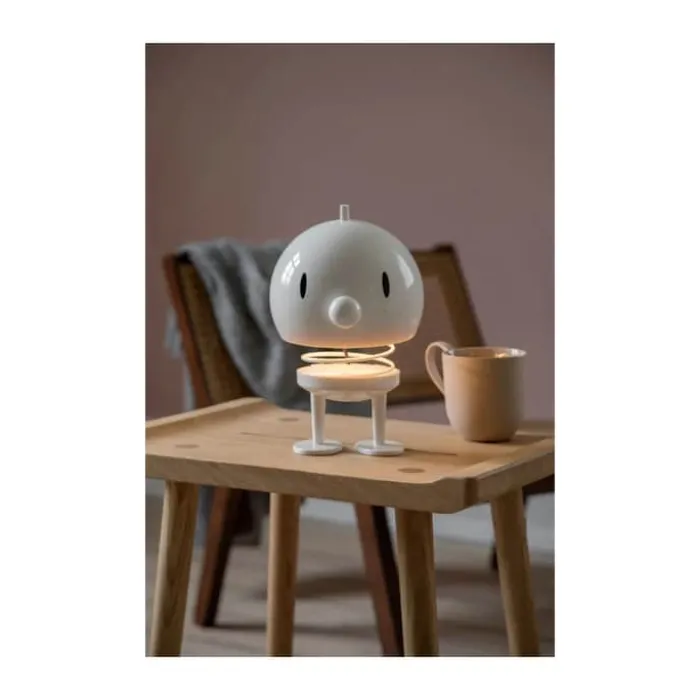 Hoptimist Bumble - LED Lampe Ø 15 x H 23 cm - Plastik - White
