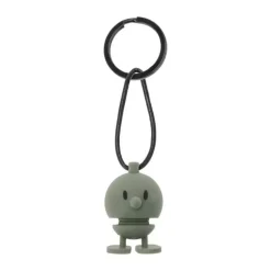 Hoptimist Bumble - Nøglering H 3 cm - Silikone - Green