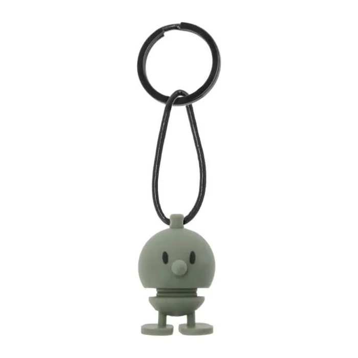 Hoptimist Bumble - Nøglering H 3 cm - Silikone - Green