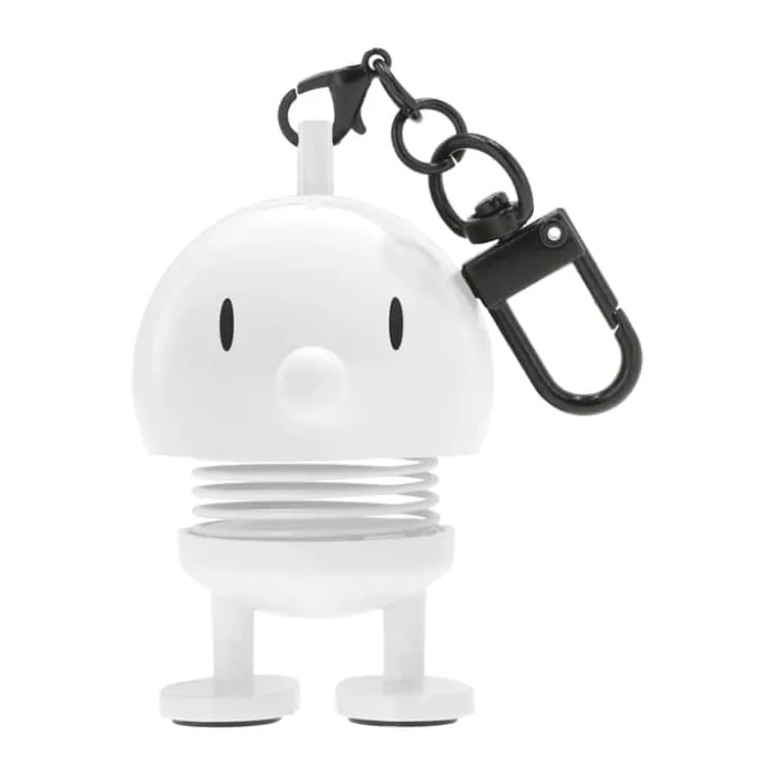 Hoptimist Bumble - Taskevedhæng H 5,9 cm - ABS-plastik/stål - Hvid