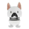 Hoptimist Mini Animals Hund - Fransk Bulldog Str. XS - ABS-plastik/stål - Hvid