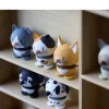 Hoptimist Mini Animals Kat - Calico Str. XS - ABS-plastik/stål - Hvid
